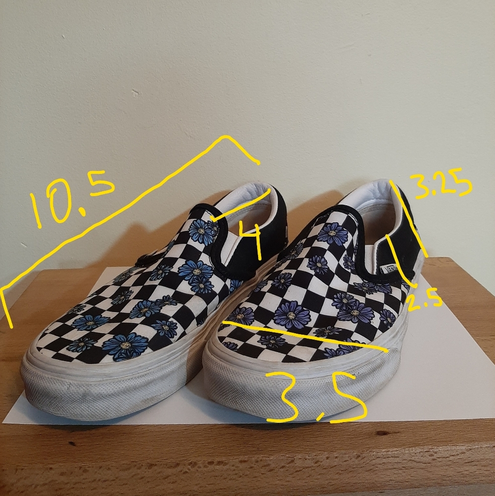 Vans Recycled Plastic Daisy Checkerboard Slip On Gem